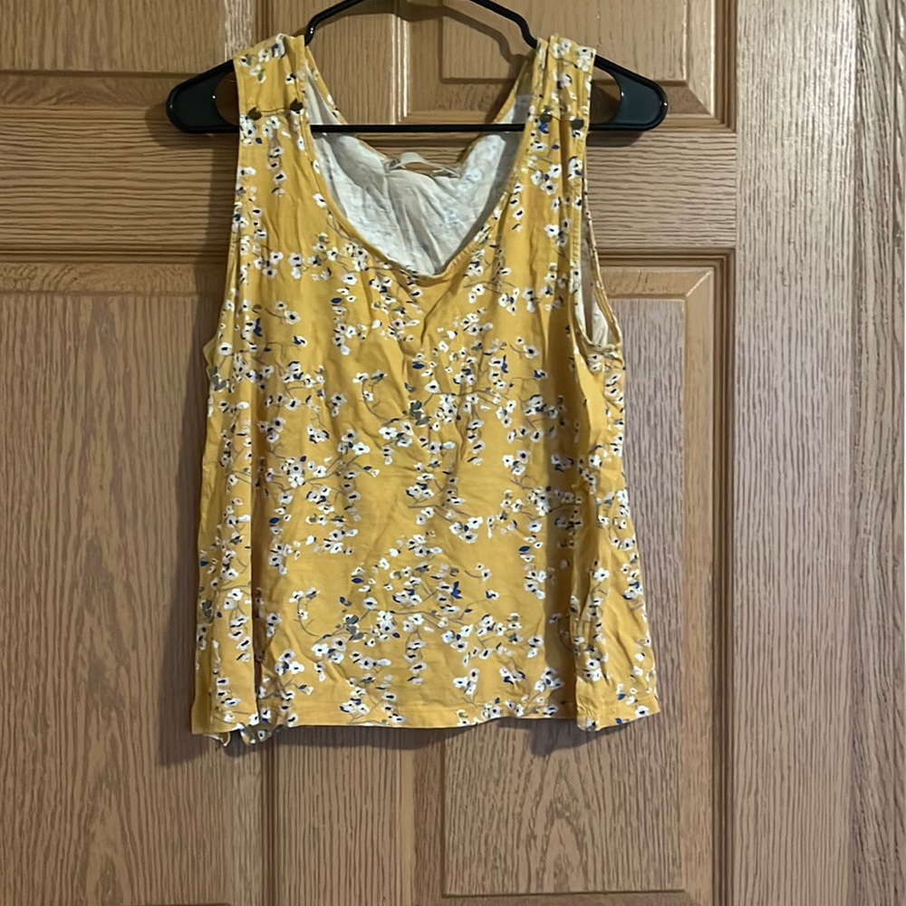 Yellow tank top